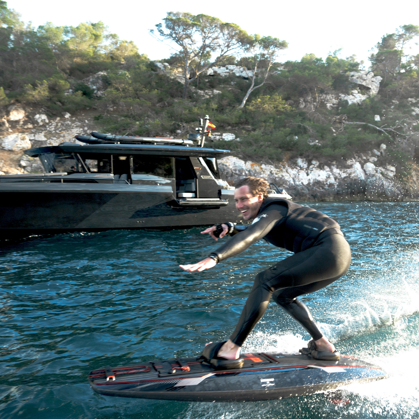 Axopar Brabus and Brabus Awake Jetboard in action