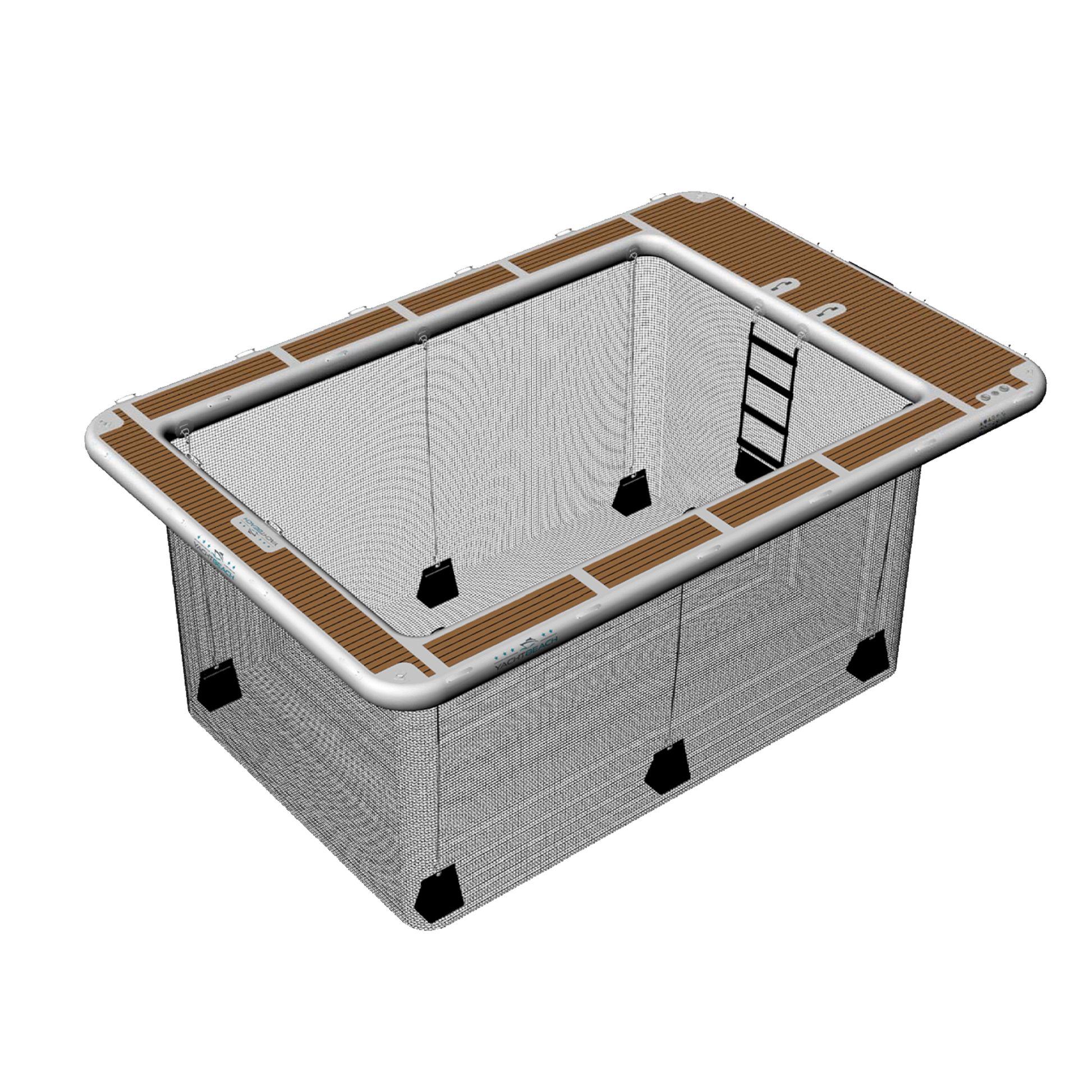 Yachtbeach Luxury pool with teak 6.20